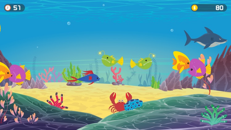 Catch Fish In The Seabed