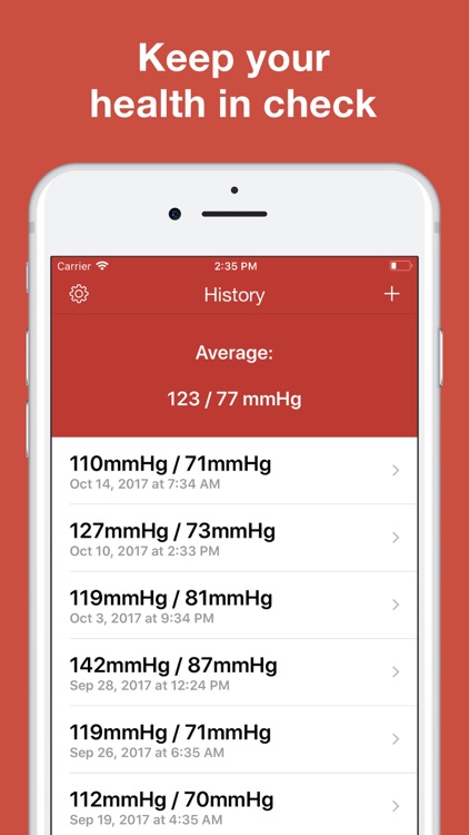 Blood Pressure Tracker+