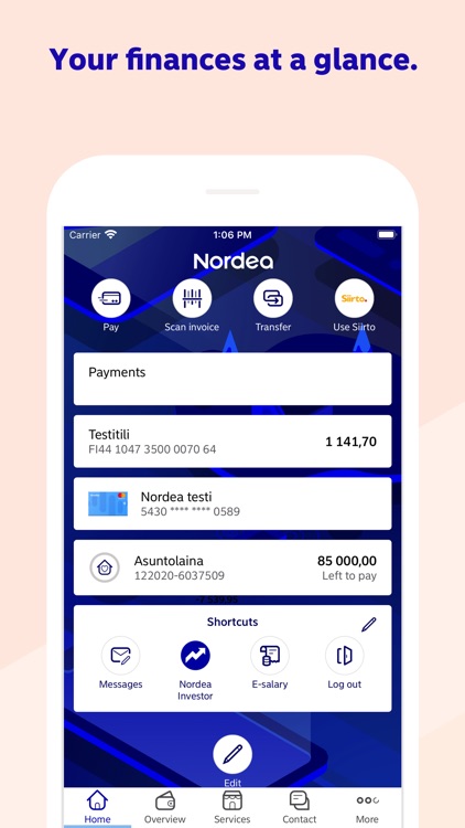 Nordea Mobile - Finland screenshot-0
