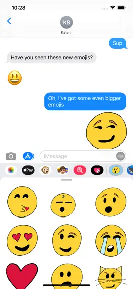 Game screenshot EmojiXL Stickers apk