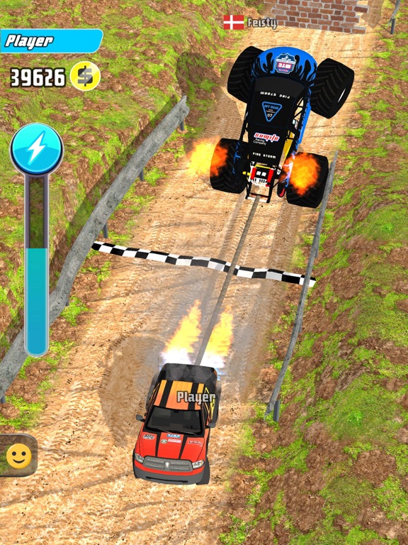 iPad Image of Trucks Tug Of War