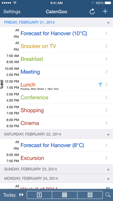 CalenGoo (sync with Google Calendar) Screenshot 4