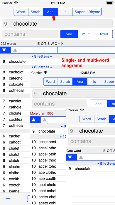 English Words Finder PRO screenshot1