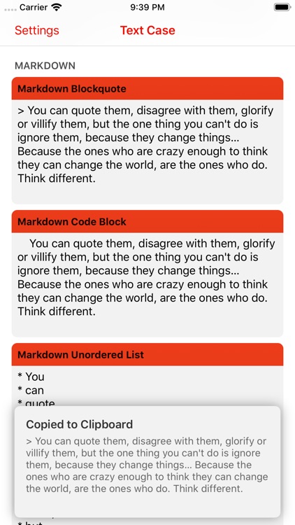 Text Case