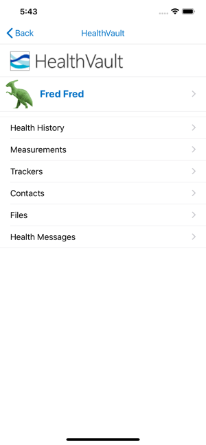 ‎Microsoft HealthVault Screenshot