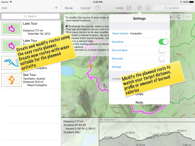TrailRunner touch — GPS trails screenshot-3