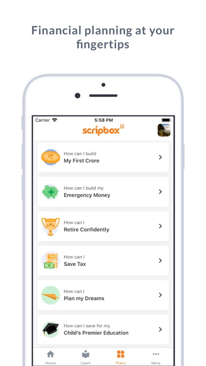 Scripbox: Top Mutual Funds App