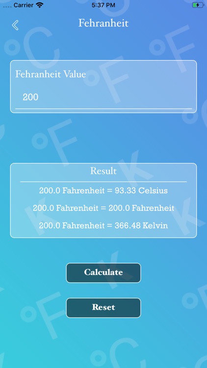 Temprature Calc