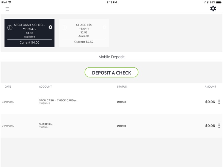 Canopy Credit Union for iPad screenshot-3