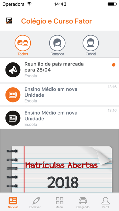 How to cancel & delete Colégio E Curso Fator from iphone & ipad 3