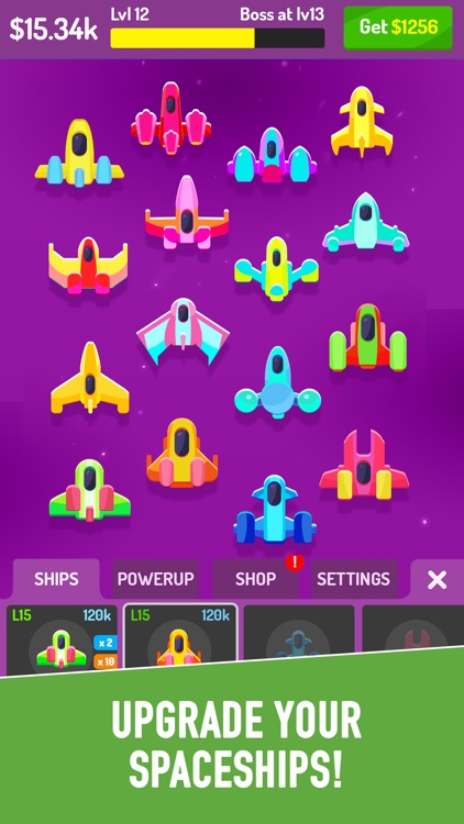 Idle Strike: Spaceship Attack