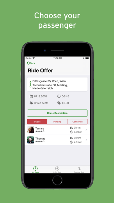 Greendrive Mitfahrgelegenheit screenshot 2