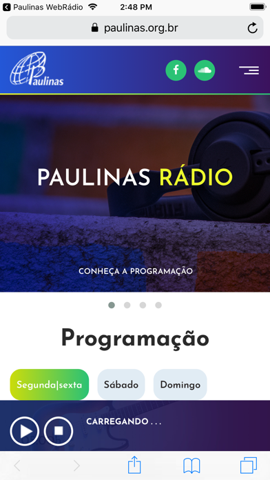 Paulinas WebRádio screenshot 3