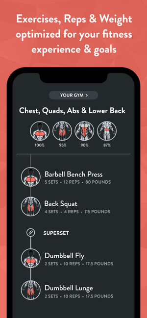 Fitbod Weight Lifting Workout On The App Store