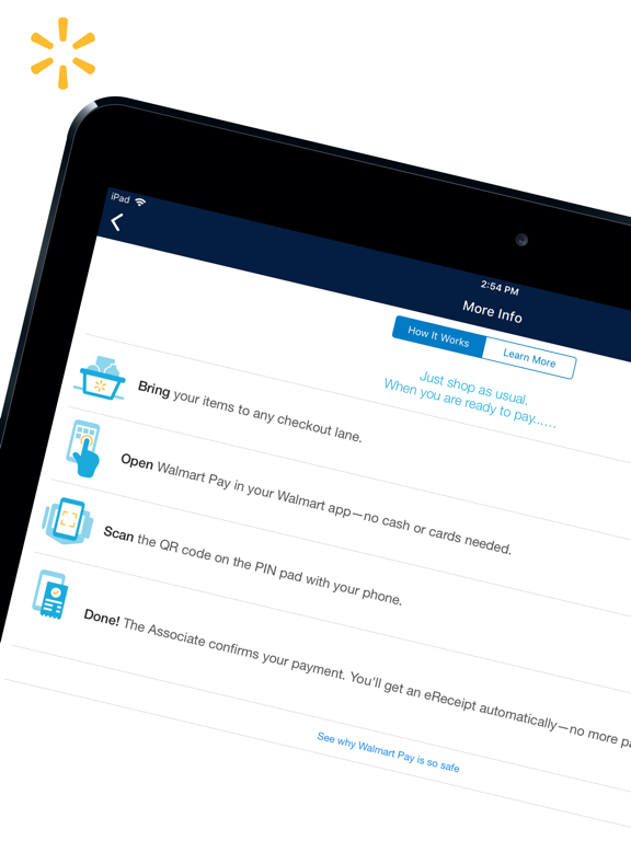 iPad Image of Walmart - Save Time and Money
