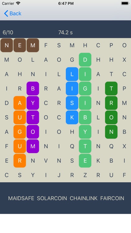 Crypto Word Search - Find Coin screenshot-4