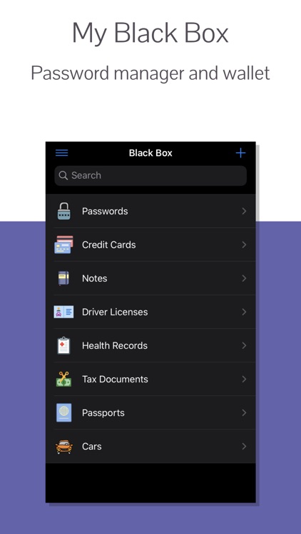 MyBlackBox - Password Manager