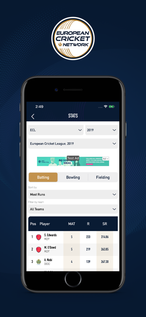 European Cricket Network(圖7)-速報App