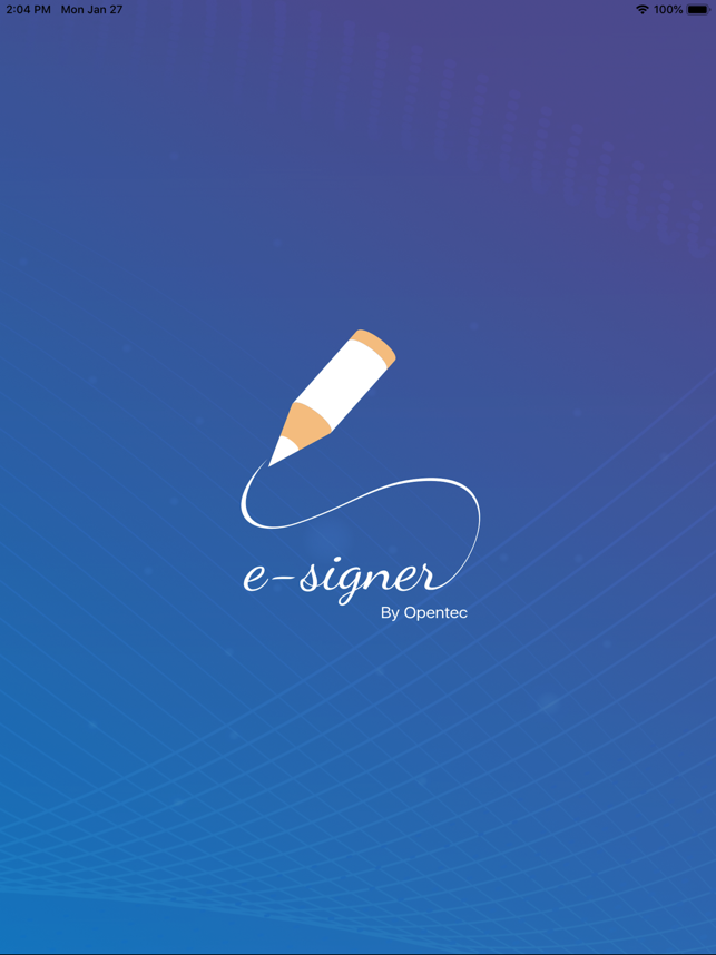 Opentec E-Signer(圖1)-速報App