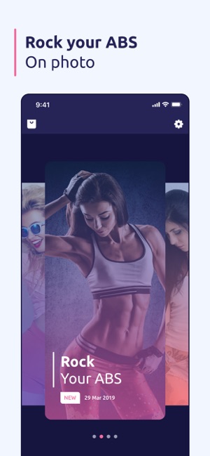 Fitness body: fem photoeditor