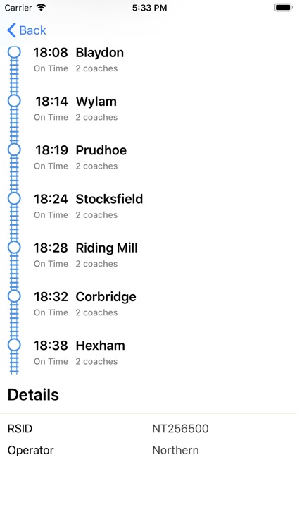 Commutative Train Tracker screenshot-3