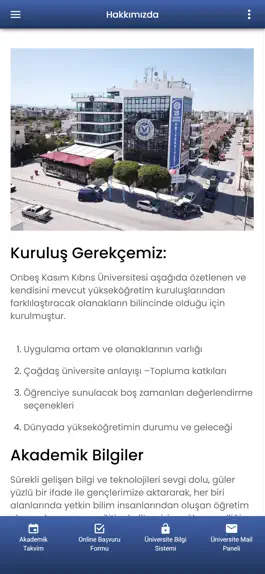 Game screenshot Onbeş Kasım Kıbrıs University apk