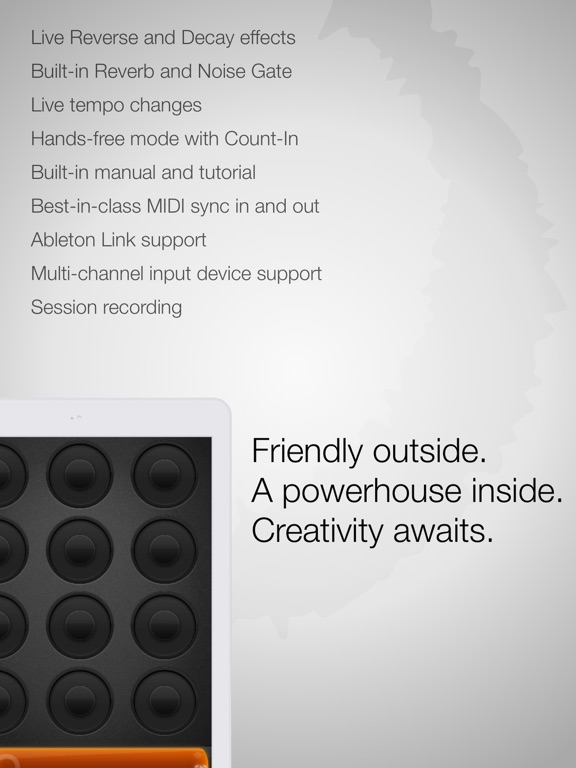 Loopy Live Looper for iPhone and iPad Audiobus Record Length Trigger ...