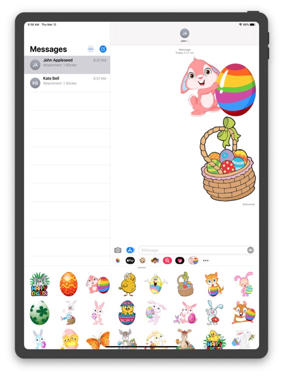 Screenshot #5 pour Easter Stickers & Emojis