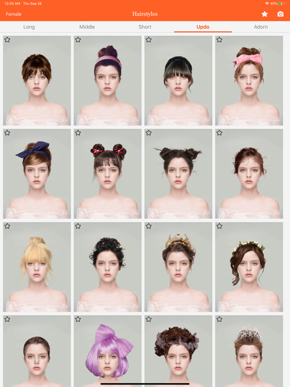 Hairstyle try on - hair colorのおすすめ画像5