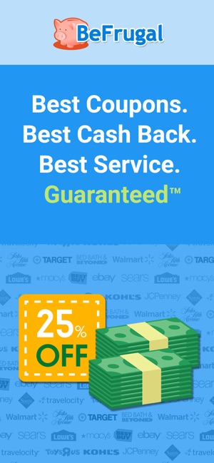 BeFrugal Cash Back & Coupons