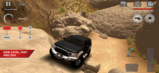 ‎Captura de tela do deserto de passeio off-road