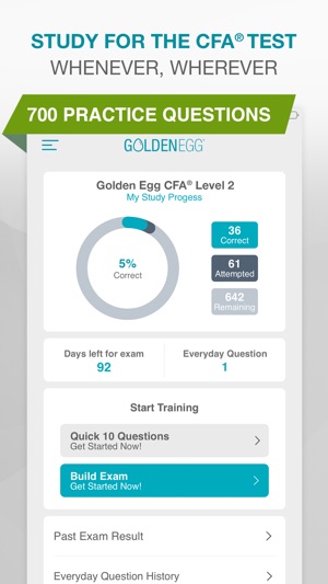 Golden Egg CFA® Exam Level 2(圖1)-速報App