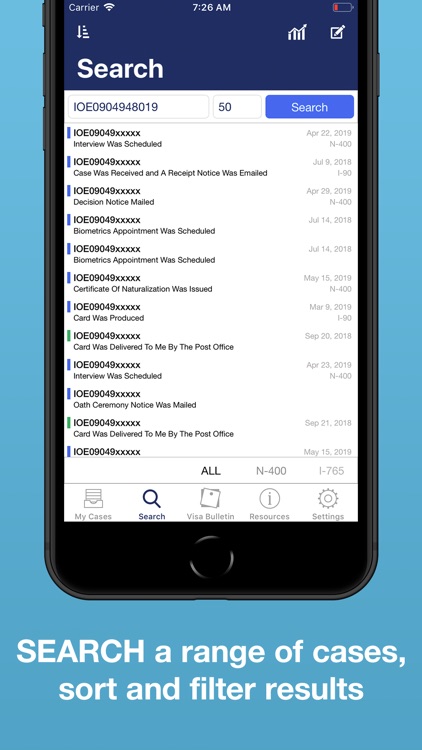Case Tracker for USCIS