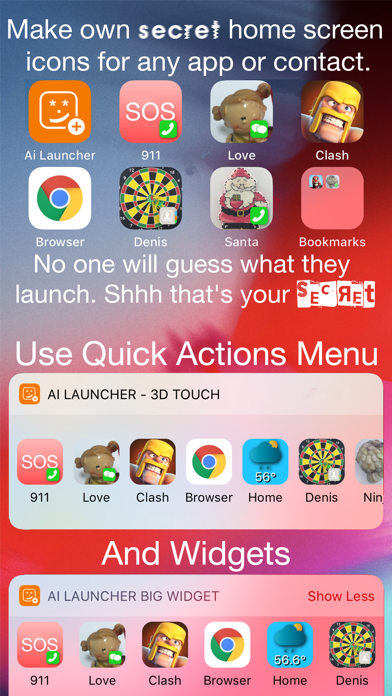 Ai Launcher ショートカットアイコンメーカー Iphoneアプリ Applion