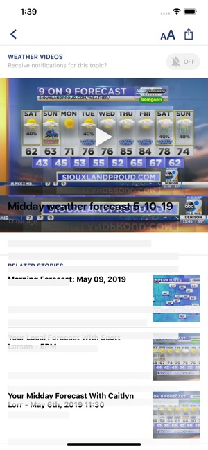 KCAU 9 Weather Siouxland(圖4)-速報App