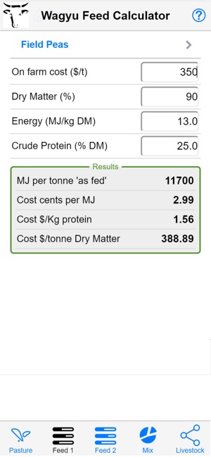 Wagyu Feed Calculator(圖4)-速報App