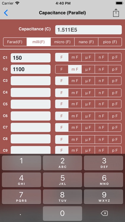 Electrical Parallel Calculator