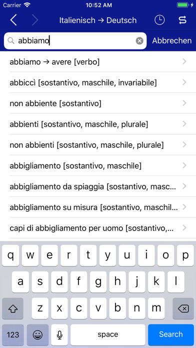 Accio German-Italian screenshot 4