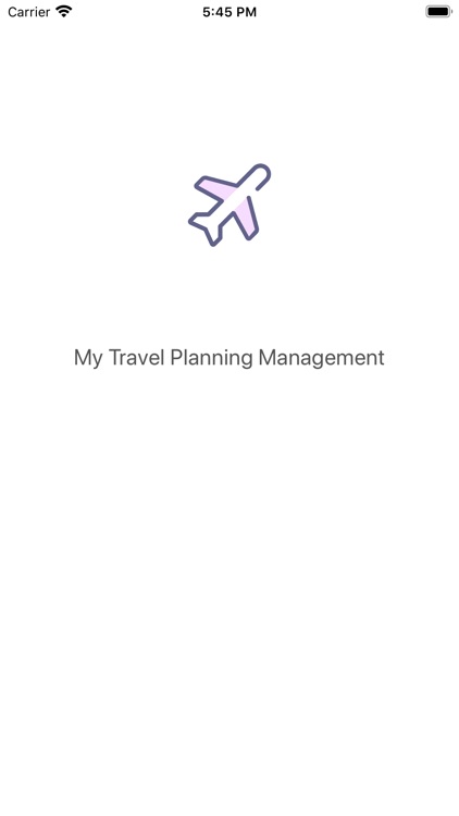 My Travel Planning Management