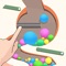 Enjoy with the droping Balls,where all you need to do is to pull the obstacle and release the balls to go into the cube 