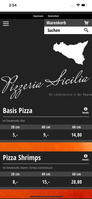 Pizzeria Sicilia App