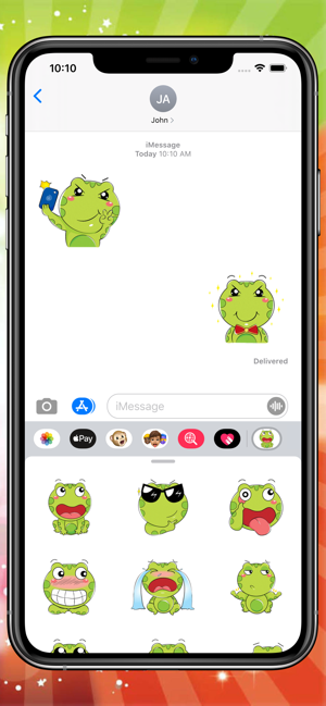 Little Frog Stickers(圖4)-速報App