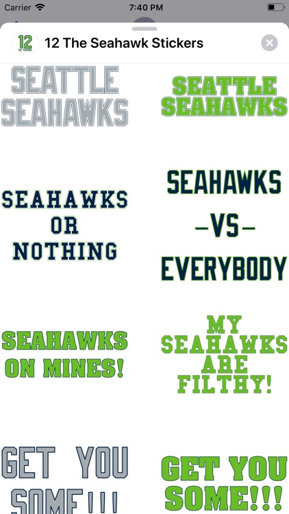 12 The Seahawk Stickers screenshot-3