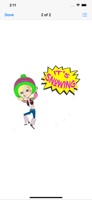 Izzy Animated Girl Stickers(圖5)-速報App