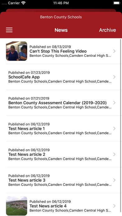 Benton County Schools TN screenshot 2