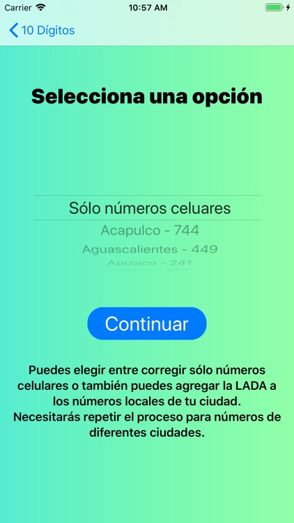 10 dígitos