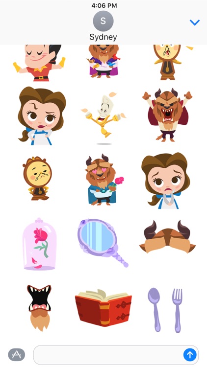 Beauty and the Beast Stickers screenshot-2