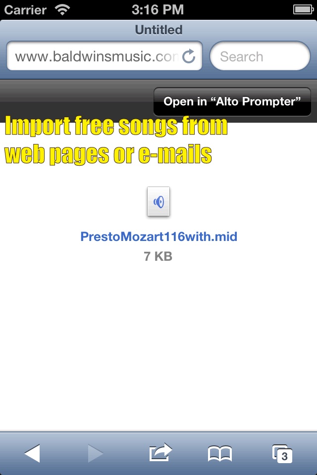 Alto Sax Prompter screenshot 3