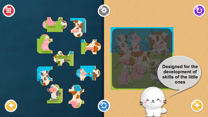 Educational jigsaw 9 pieces