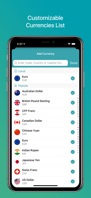 Any Currency Converter Lite(圖2)-速報App